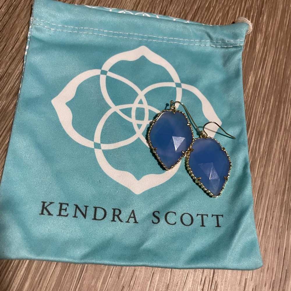 Kendra Scott Blue Drop Earrings